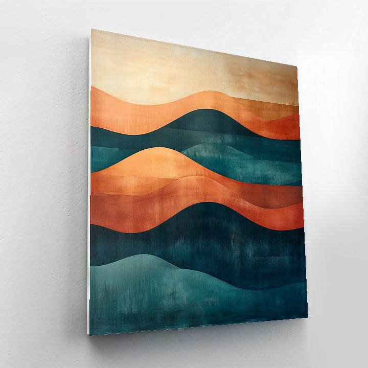 Paul Klee Inspired Rhythmic Horizons Paint by numbers art