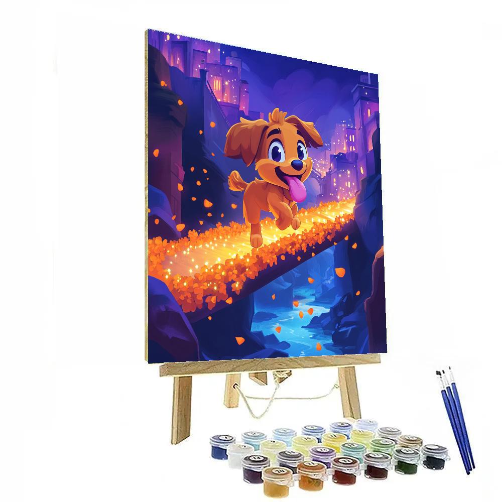 Dante Marigold Bridge Romp Disney Inspired paint by color