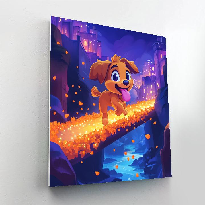 Dante Marigold Bridge Romp Disney Inspired paint by color