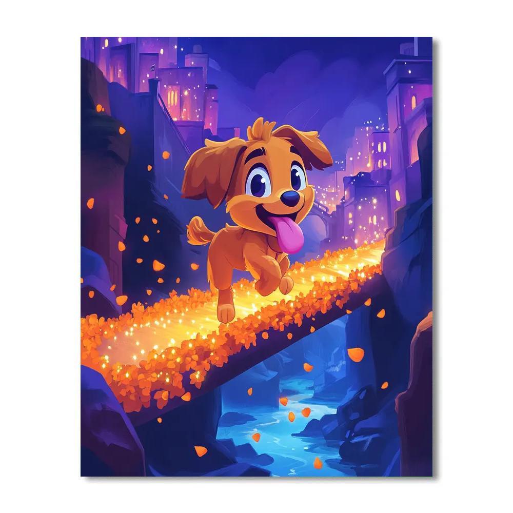 Dante Marigold Bridge Romp Disney Inspired paint by color