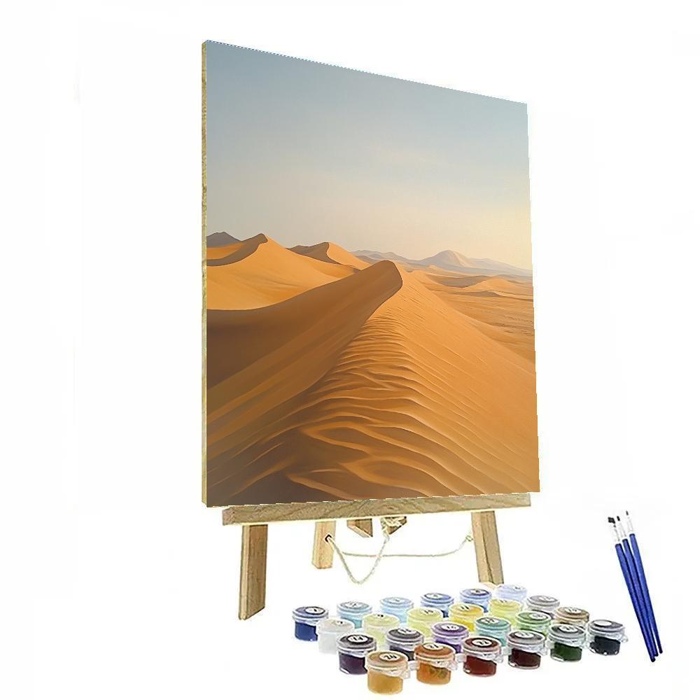 Leonardo Da Vinci Inspired Dune Crest Echoes DIY paint by numbers