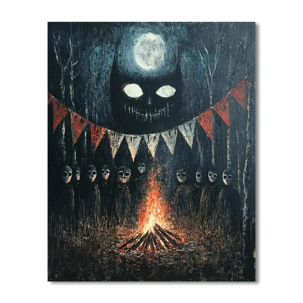 Francisco Goya Inspired Carnival Night paint by number