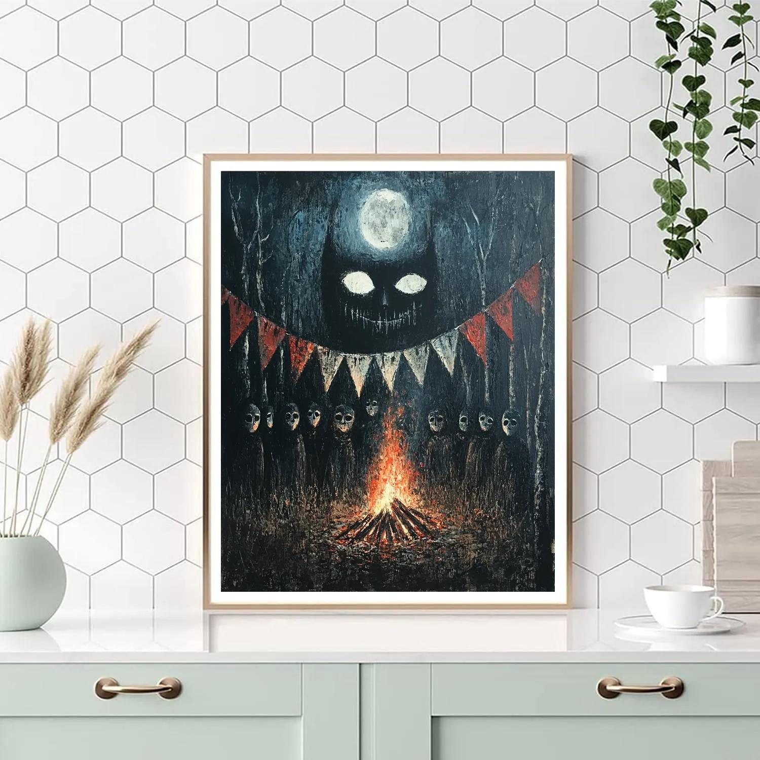 Francisco Goya Inspired Carnival Night paint by number