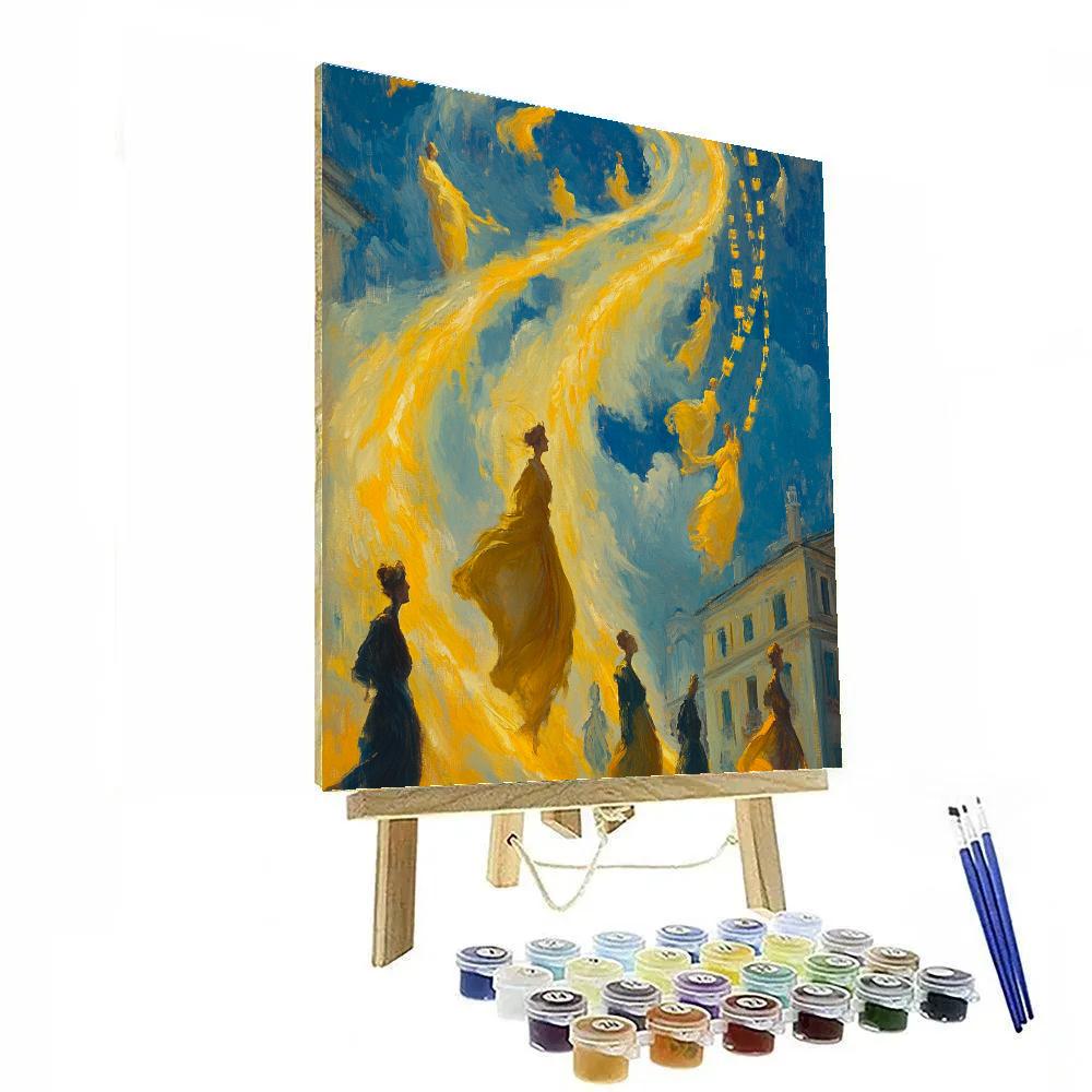 El Greco Inspired Angels Over A Storm Painting by numbers kit
