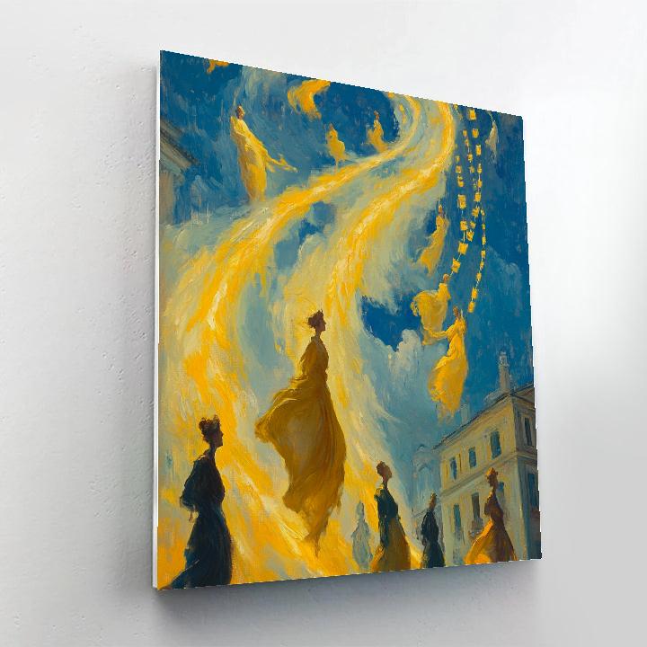 El Greco Inspired Angels Over A Storm Painting by numbers kit