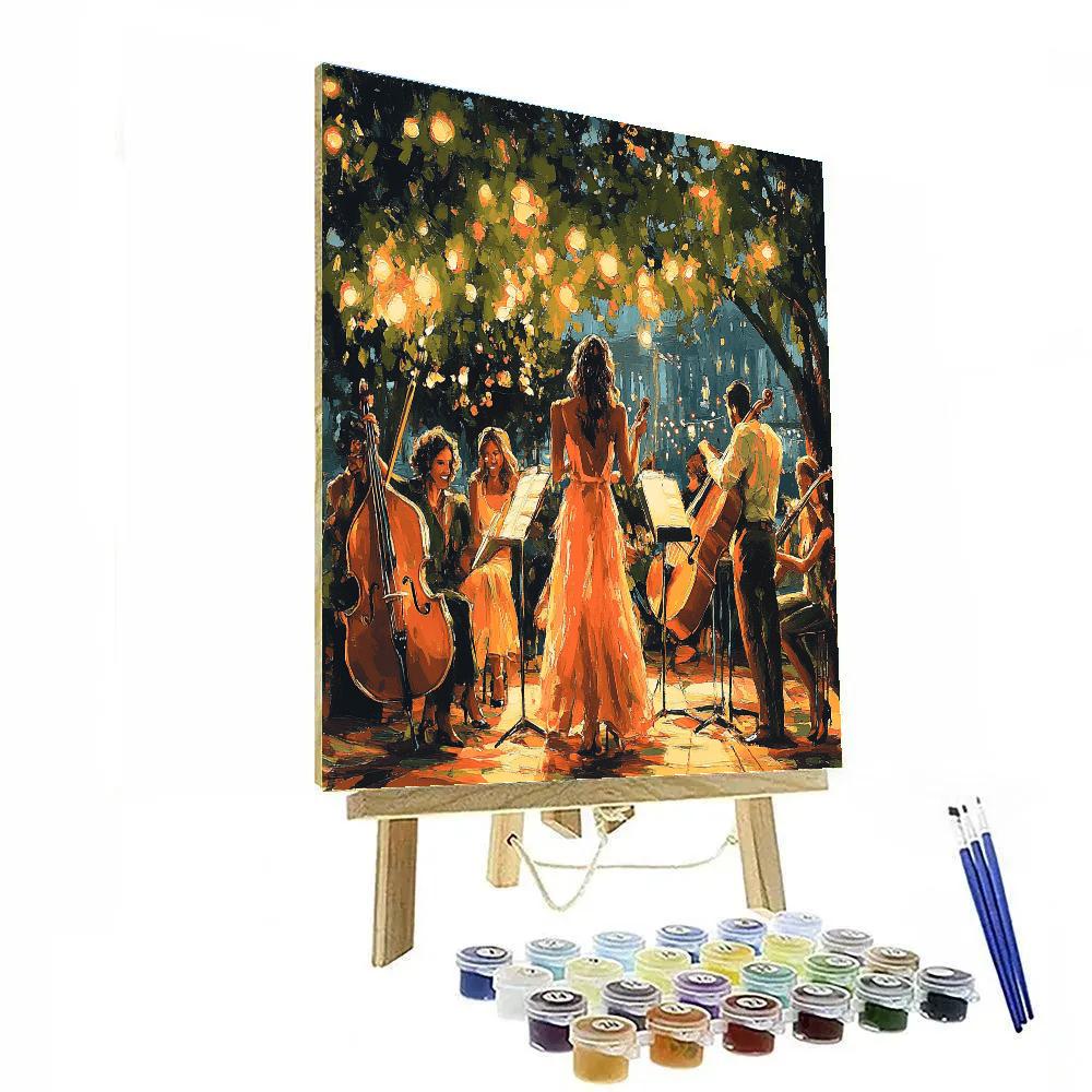 Pierre Auguste Renoir Inspired Cafe Musique Numbered painting kits