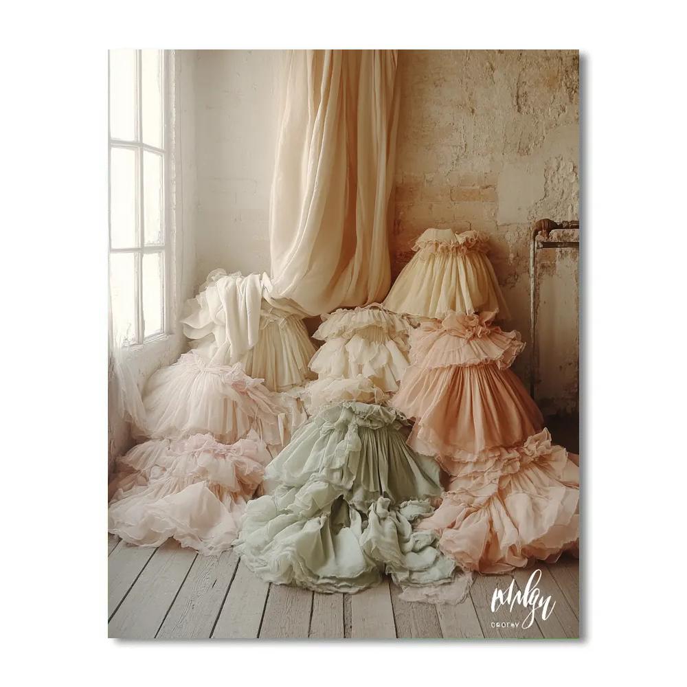 Edgar Degas Inspired Dancers Backstage Numbered painting kits