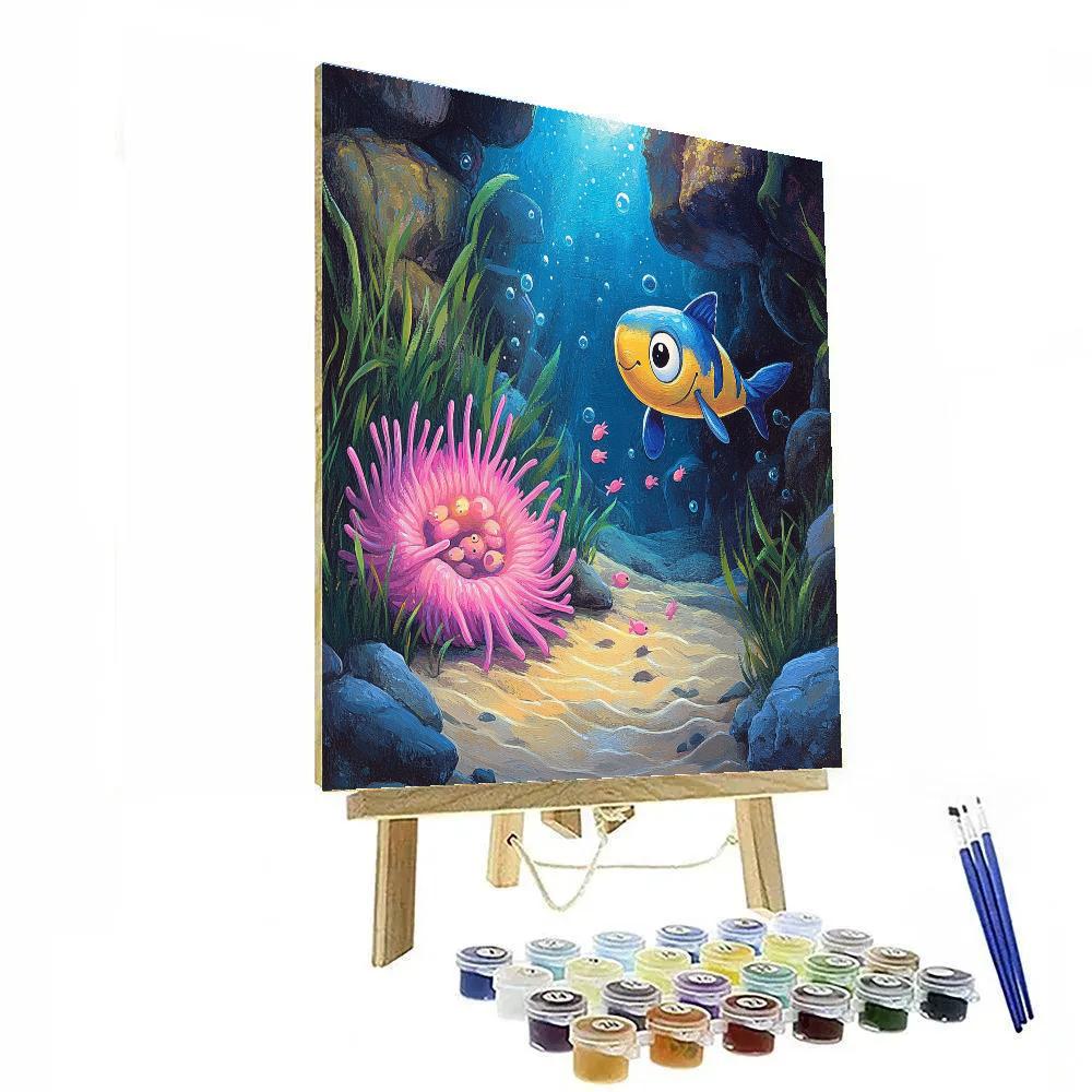 Marlin Sea Anemone Home Watch Disney Inspired Paint by numbers kits