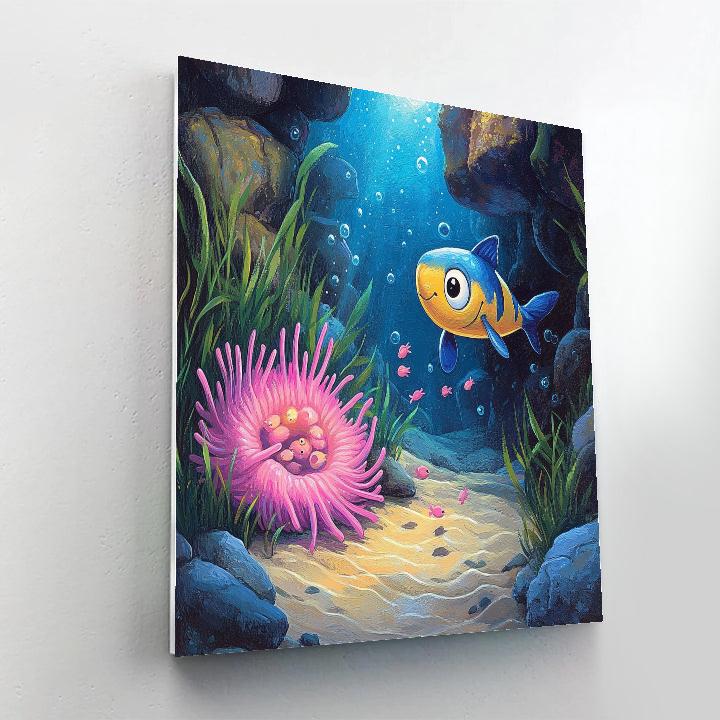 Marlin Sea Anemone Home Watch Disney Inspired Paint by numbers kits