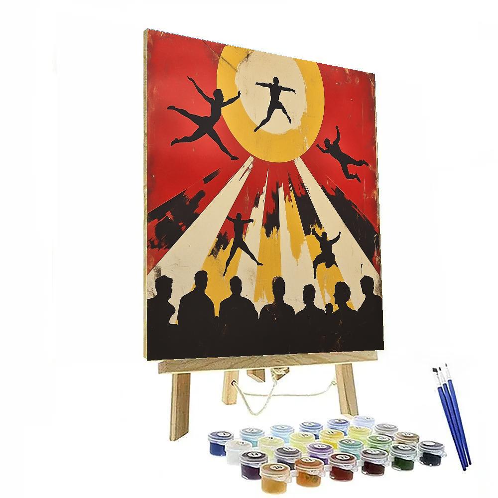 Henri De Toulouse Lautrec Inspired Night Circus painting number kit