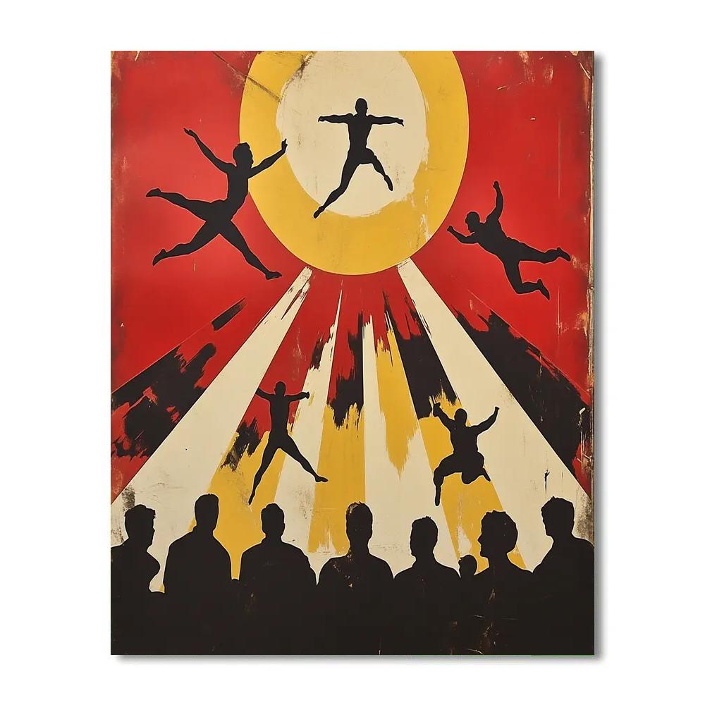 Henri De Toulouse Lautrec Inspired Night Circus painting number kit