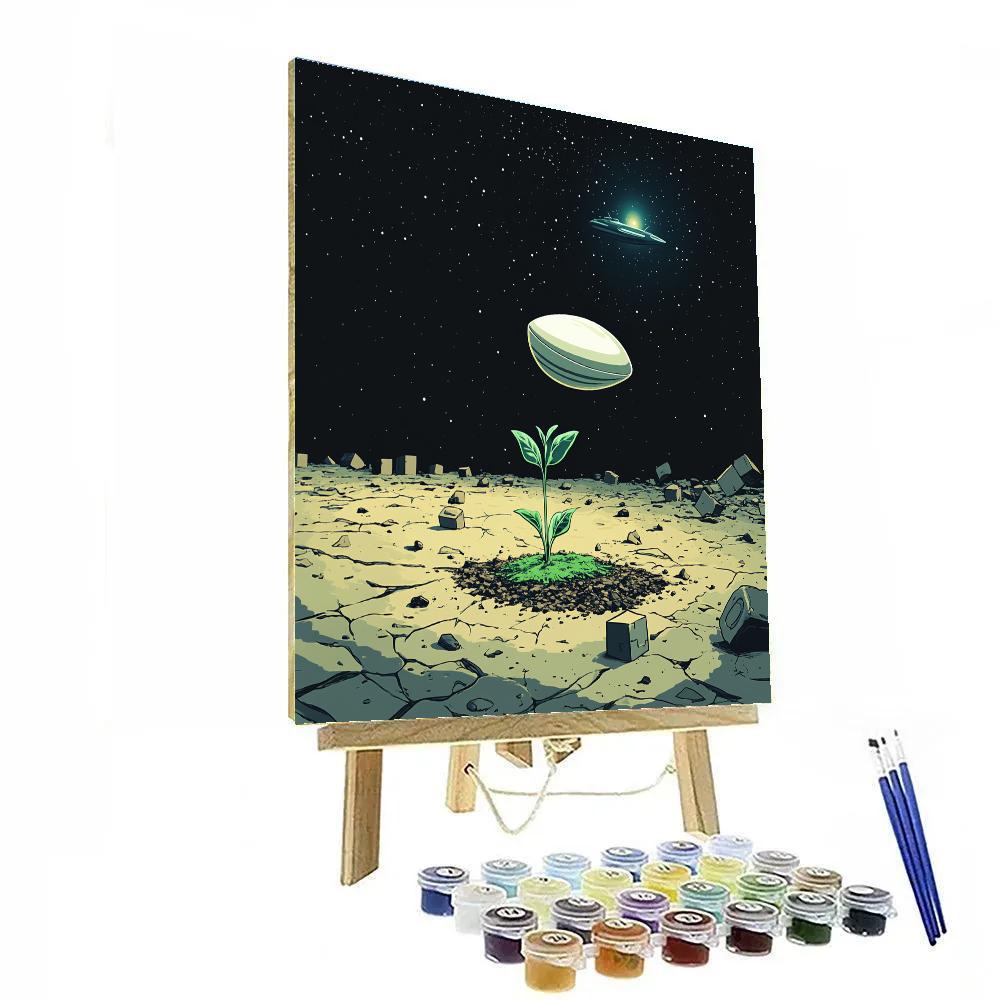 Eve Space Garden Discovery Disney Inspired painting number kit