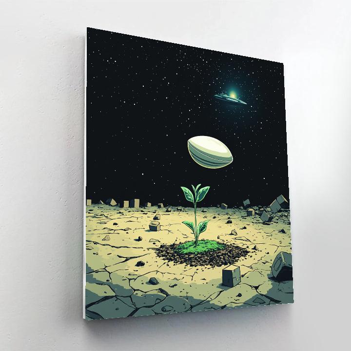 Eve Space Garden Discovery Disney Inspired painting number kit
