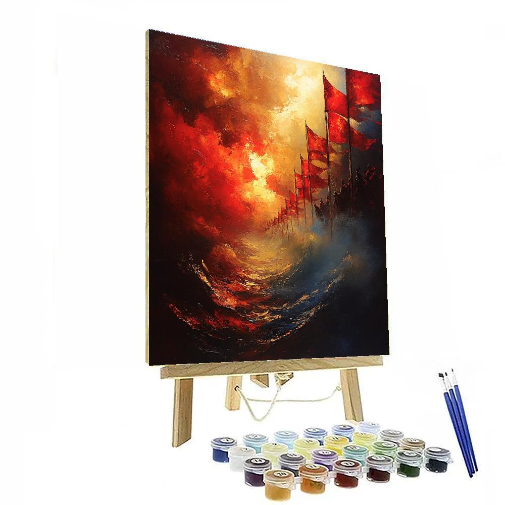 Eugene Delacroix Inspired Liberty In A Storm Painting by numbers kit
