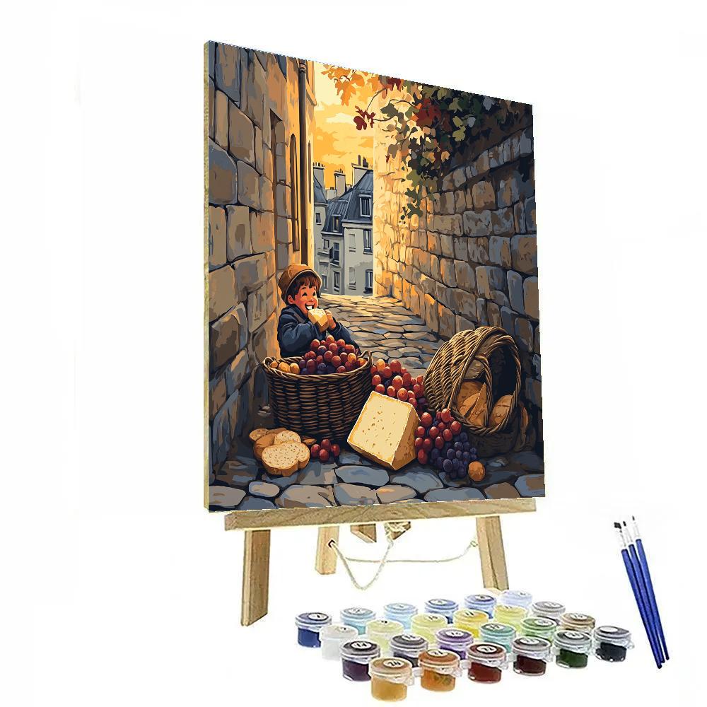 Emile Market Basket Feast Disney Inspired paint by numbers