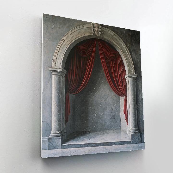 Jacques Louis David Inspired Roman Arch Ceremony paint by color