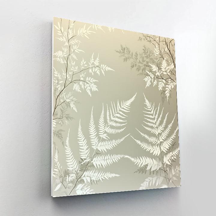 Leonardo Da Vinci Inspired Early Morning Frost Patterns paint by color