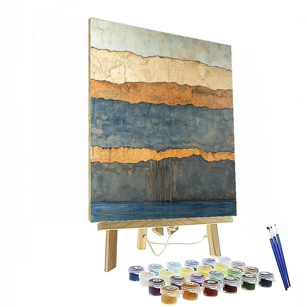 Leonardo Da Vinci Inspired Underground Water Table painting number kit