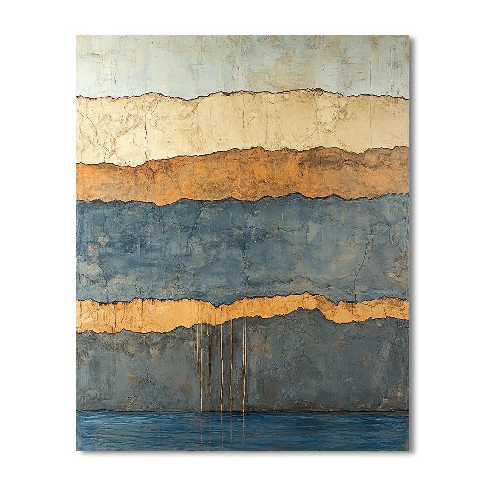 Leonardo Da Vinci Inspired Underground Water Table painting number kit