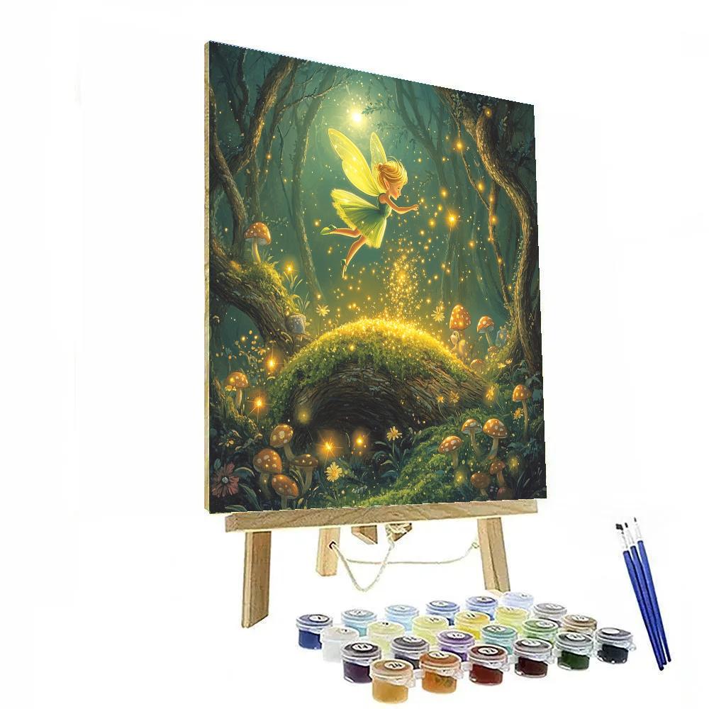 Tinker Bell Pixie Dust Forest Flight Disney Inspired Numbered painting kits