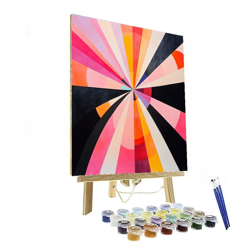 Wassily Kandinsky Inspired Sound Of A Storm painting number kit