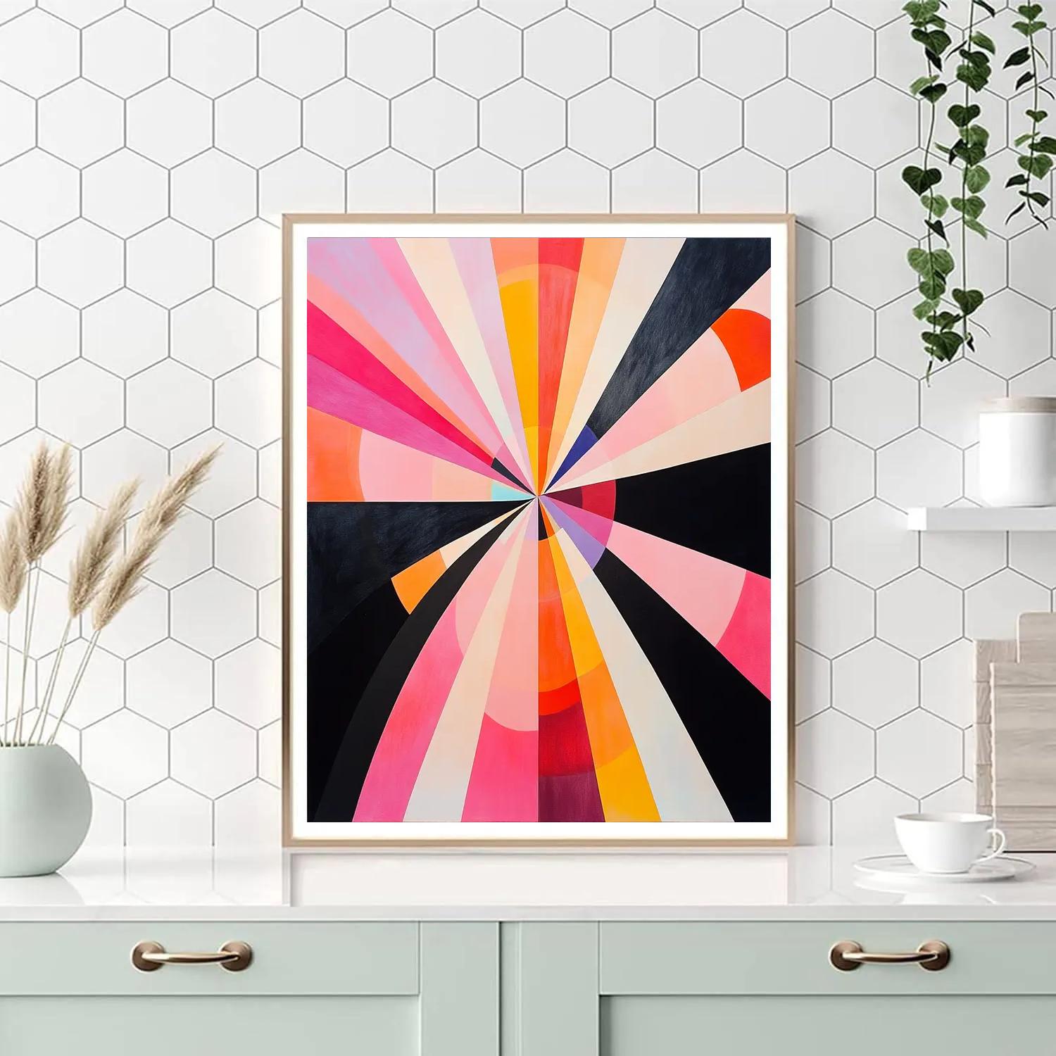Wassily Kandinsky Inspired Sound Of A Storm painting number kit