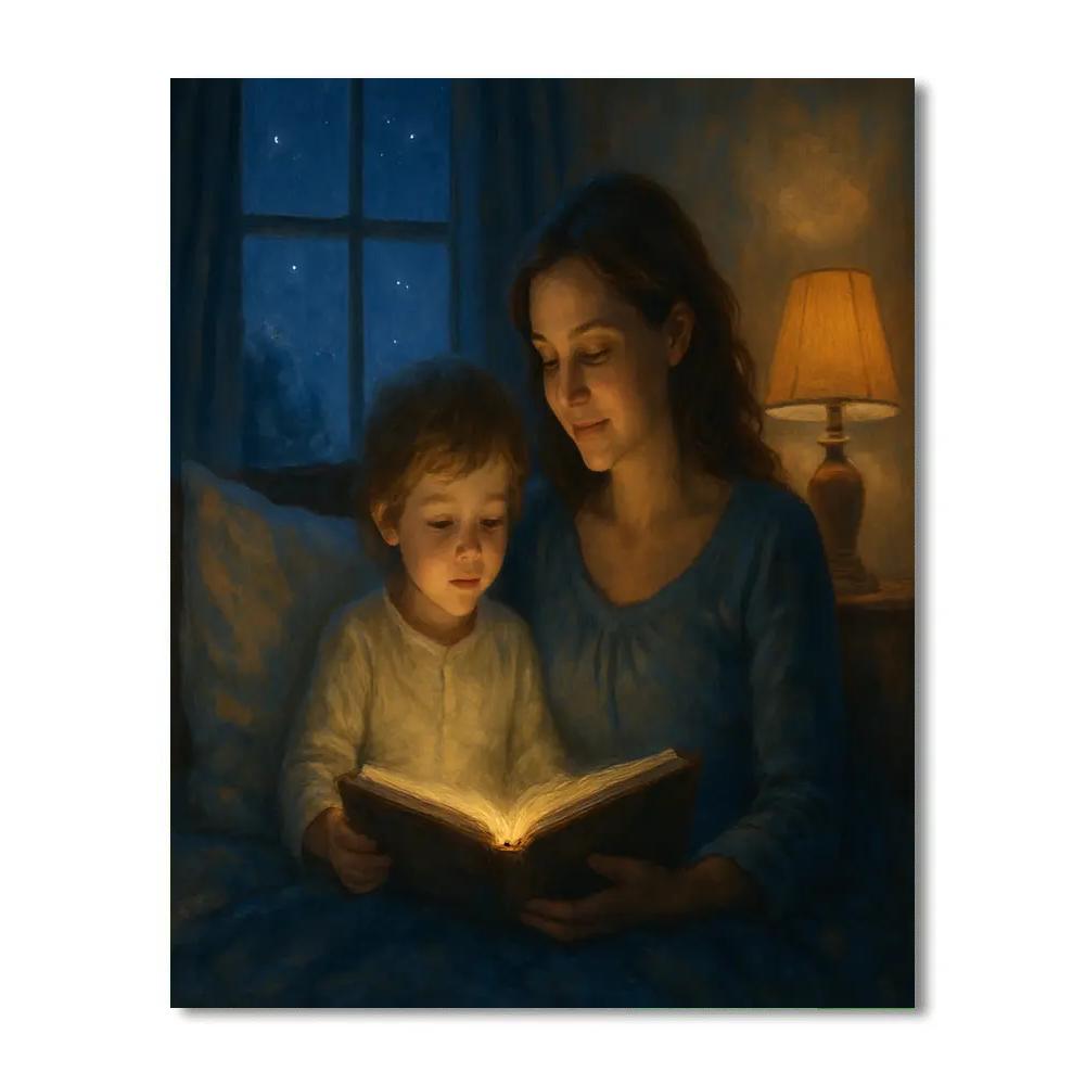 Midnight Stories With Mom paint by numbers