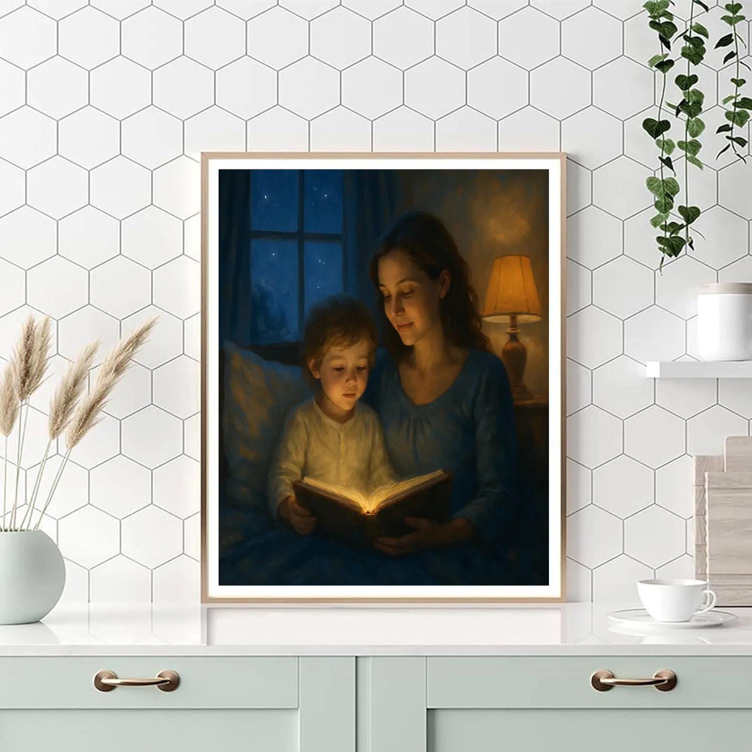 Midnight Stories With Mom paint by numbers