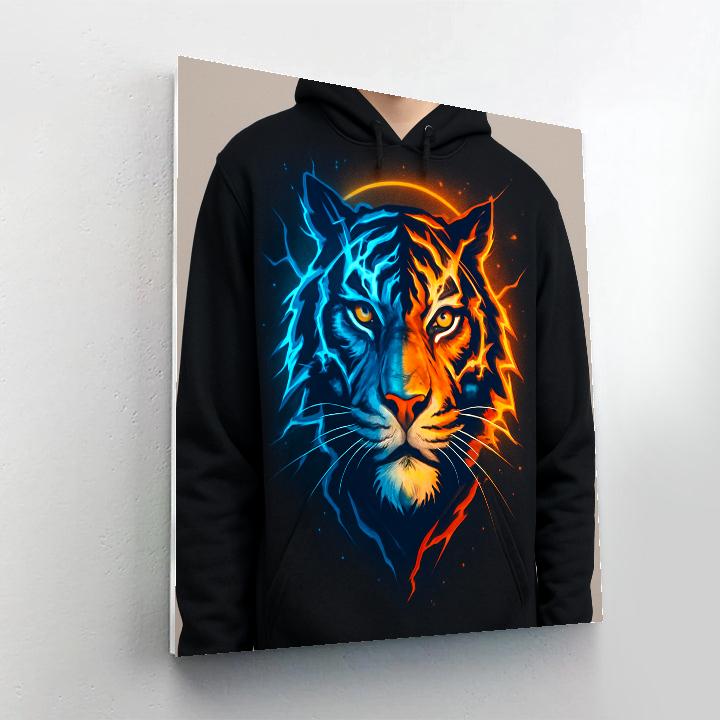 Starlit Thunder Tiger Painting by numbers kit