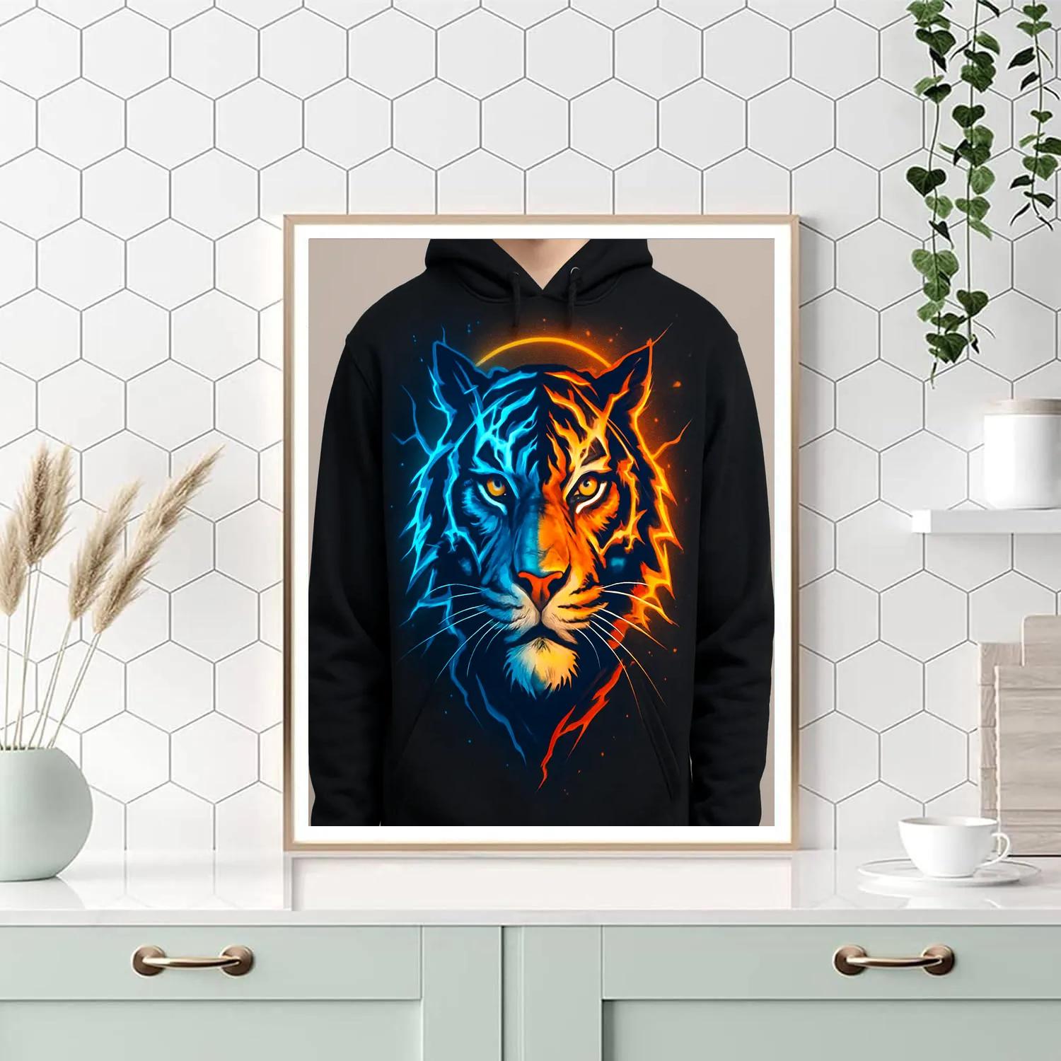 Starlit Thunder Tiger Painting by numbers kit