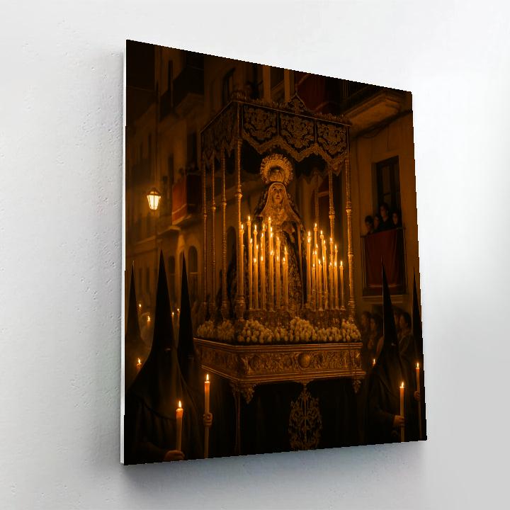 Procession Of Seville Semana Santa Paint by numbers art