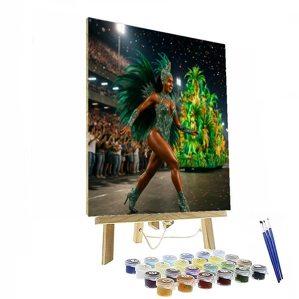 Rio Carnival Samba Avenue Parade DIY paint by numbers
