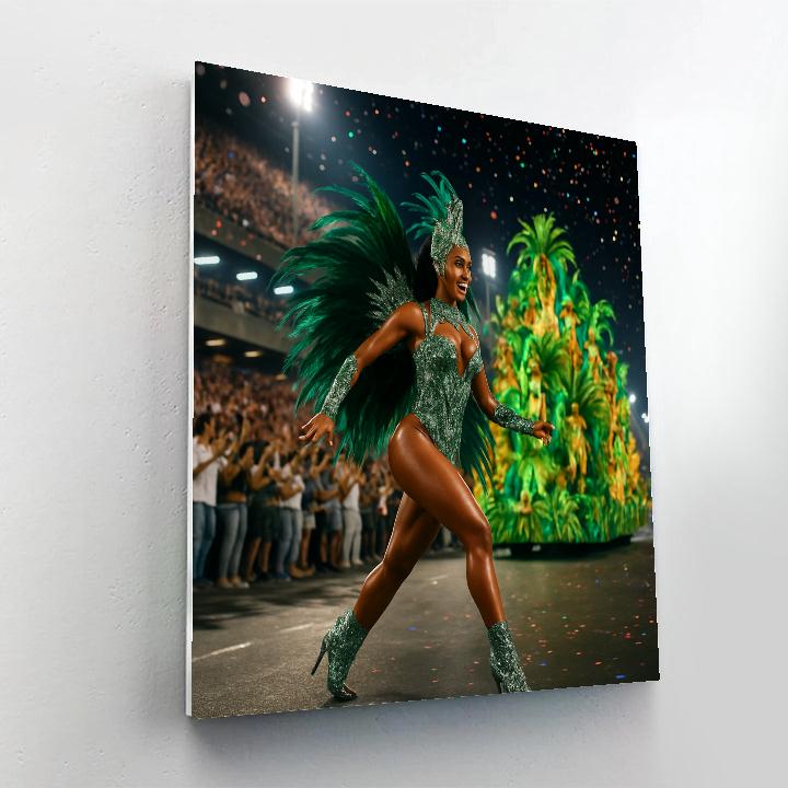 Rio Carnival Samba Avenue Parade DIY paint by numbers
