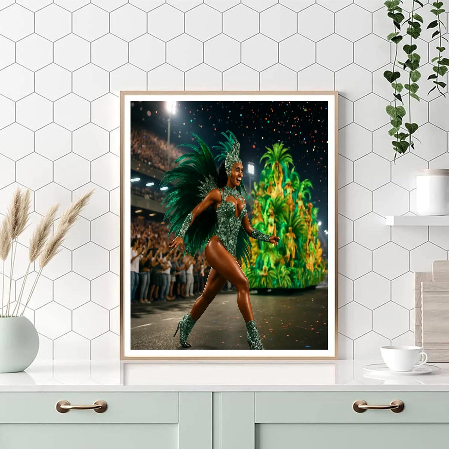Rio Carnival Samba Avenue Parade DIY paint by numbers