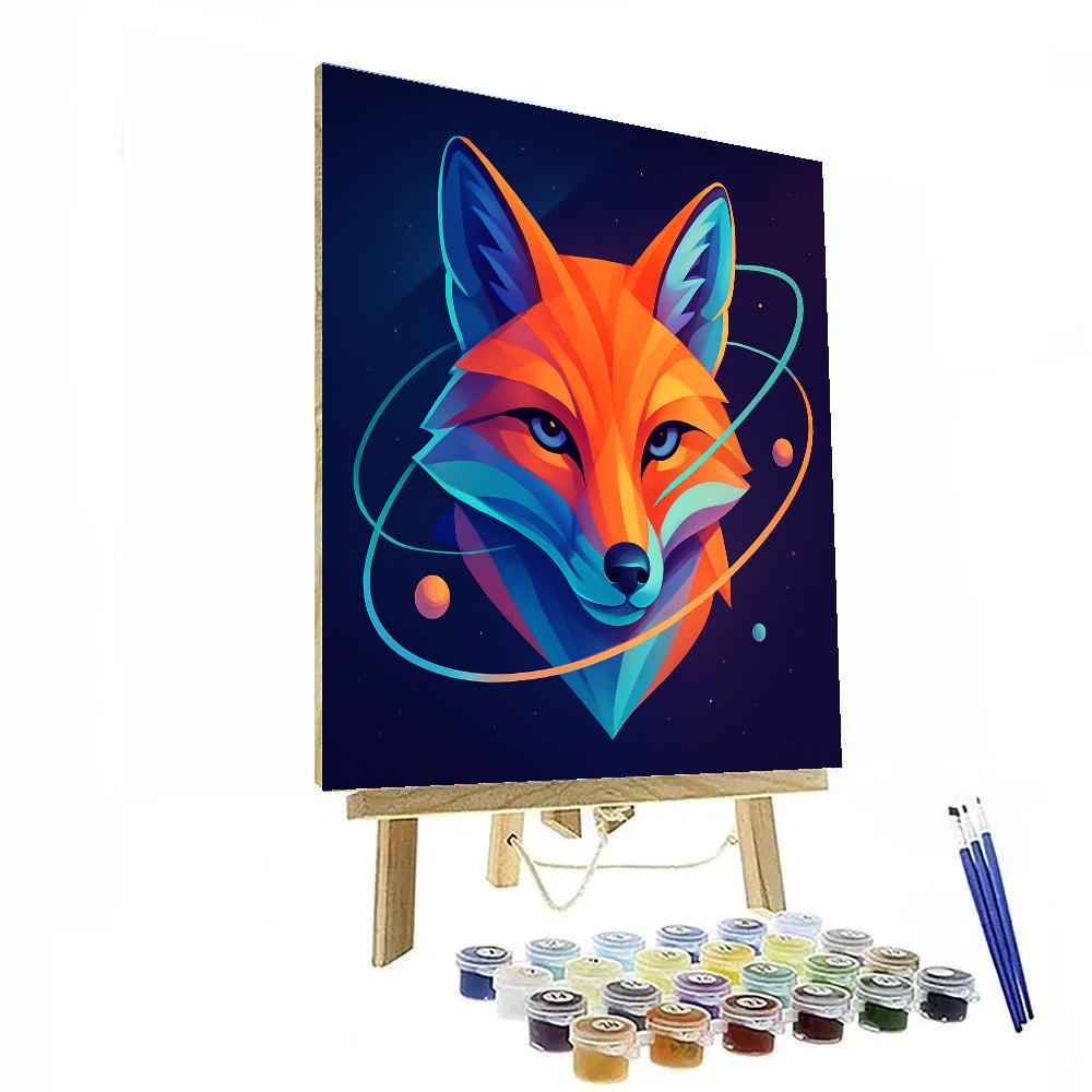Orbit Mirage Fox paint by number