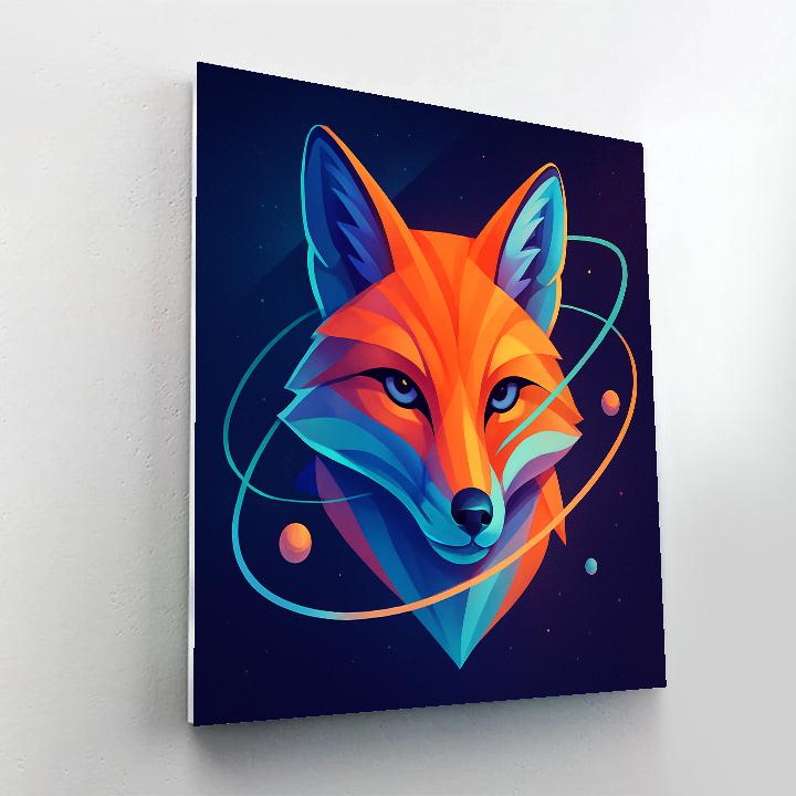 Orbit Mirage Fox paint by number