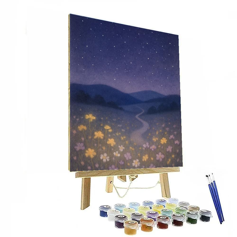 Starlit Meadow Ridge Paint by numbers kits