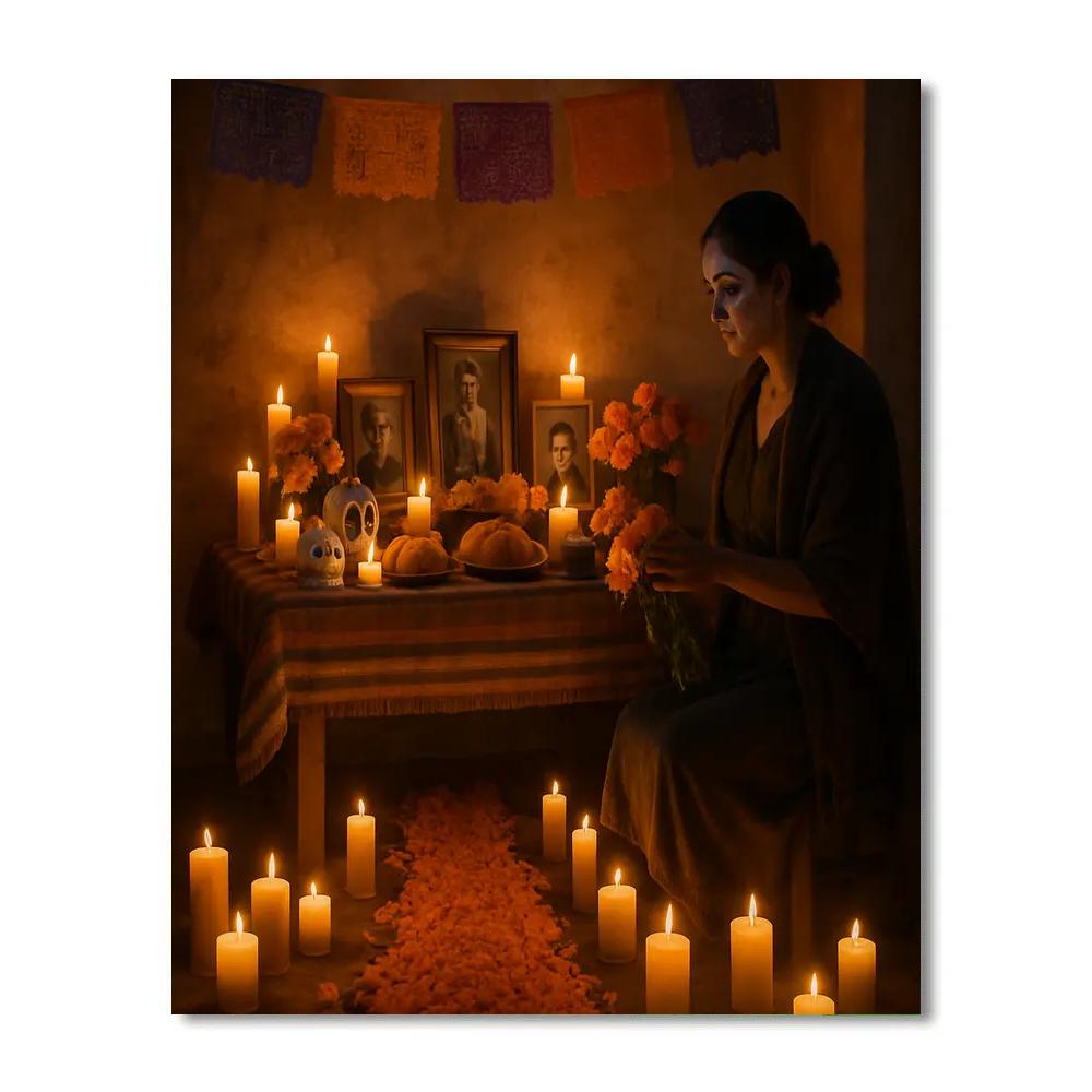 Day Of The Dead Ofrenda In Oaxaca Paint by numbers art