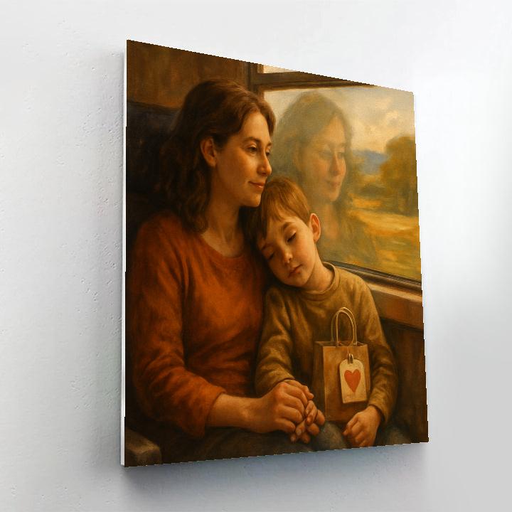 Mothers Day Train Journey DIY paint by numbers