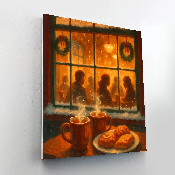 Window Market Hot Cider DIY paint by numbers