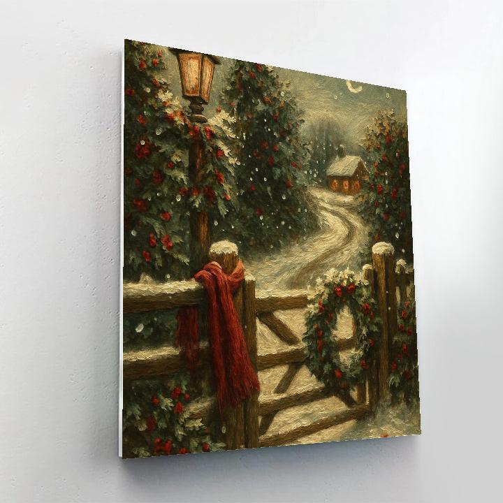 Holly Hill Lantern Post Numbered painting kits