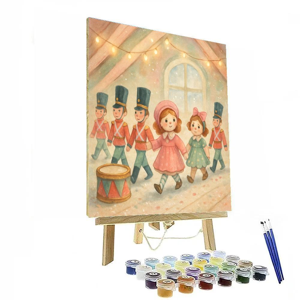Sugar Loft Toy Parade Painting by numbers kit
