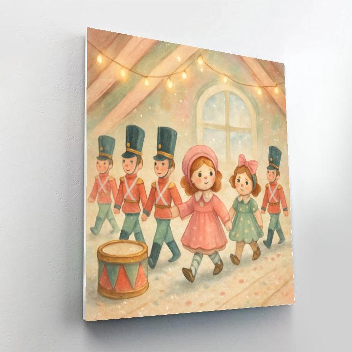 Sugar Loft Toy Parade Painting by numbers kit