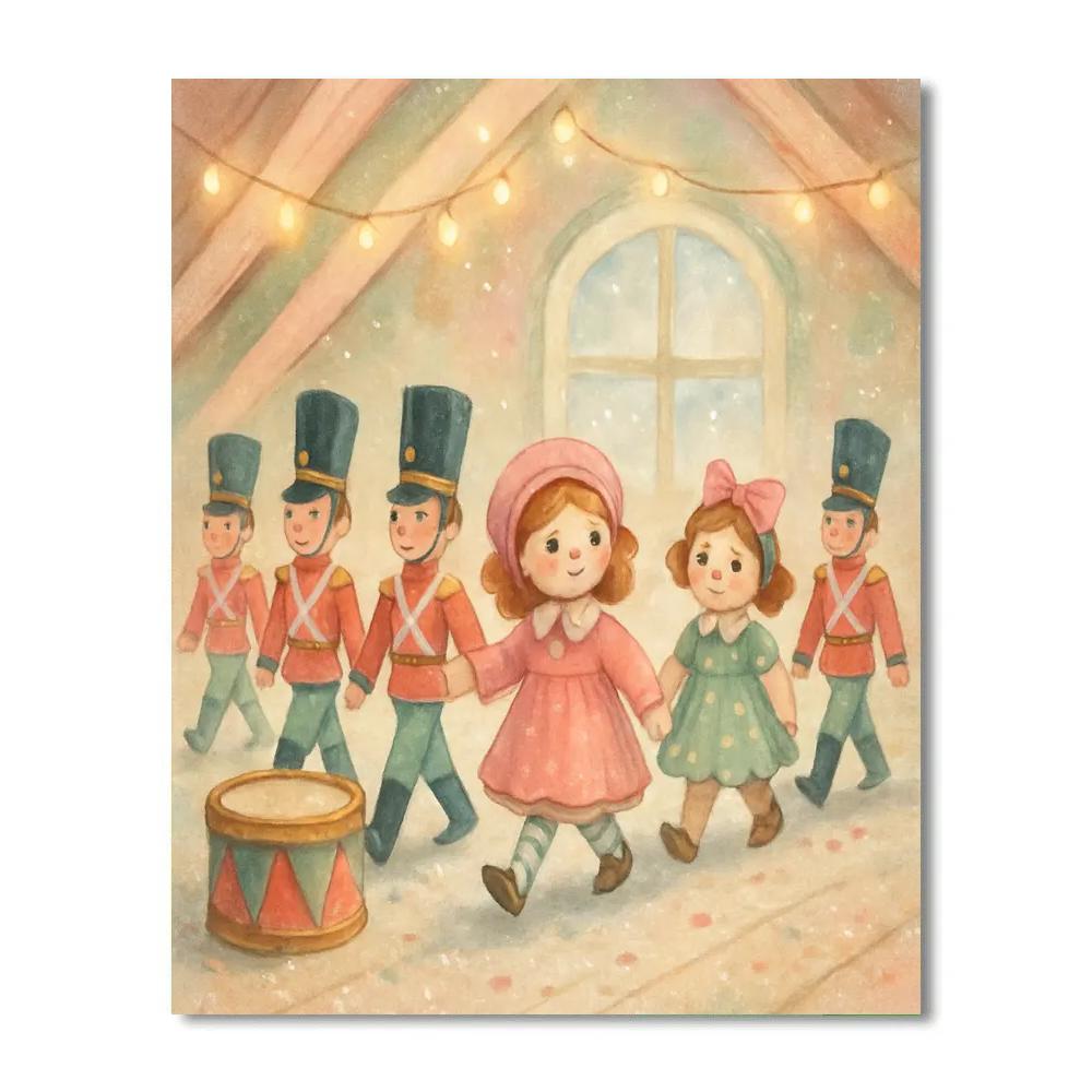 Sugar Loft Toy Parade Painting by numbers kit