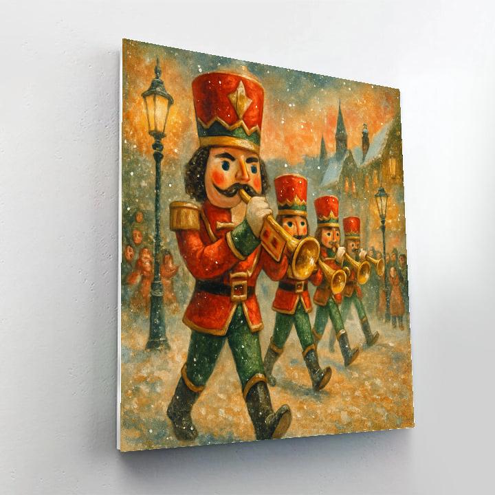 Starry Nutcracker Parade DIY paint by numbers