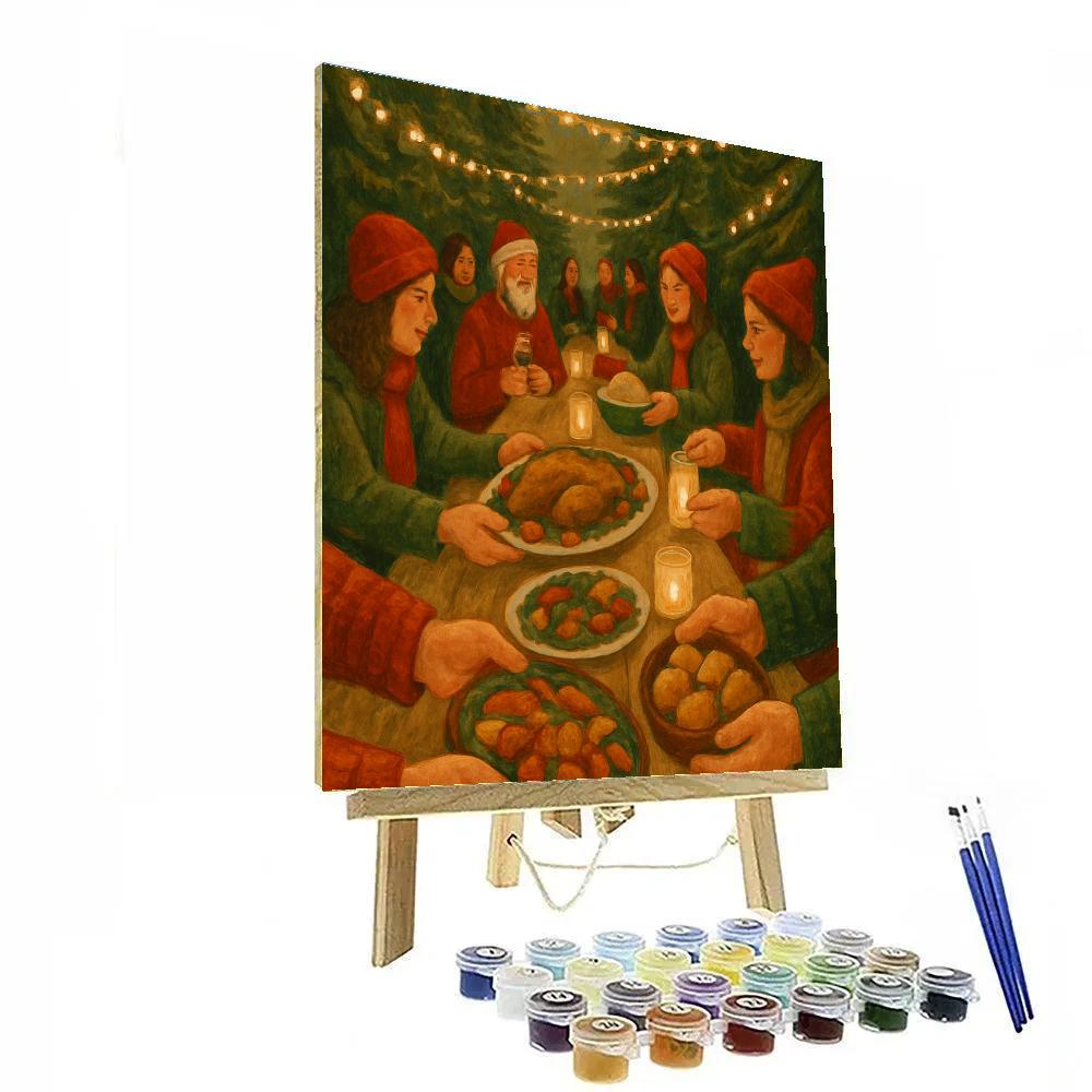Cedar Lane Midnight Feast DIY paint by numbers
