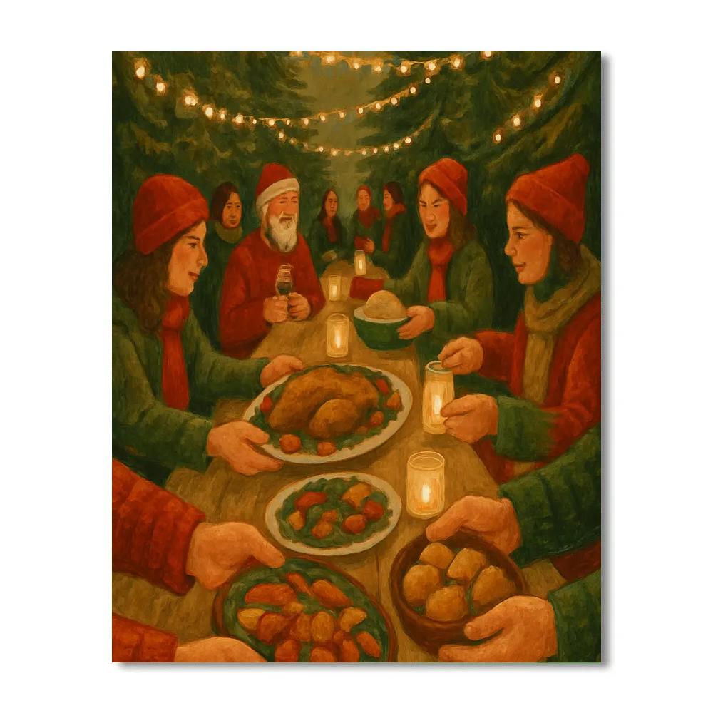 Cedar Lane Midnight Feast DIY paint by numbers