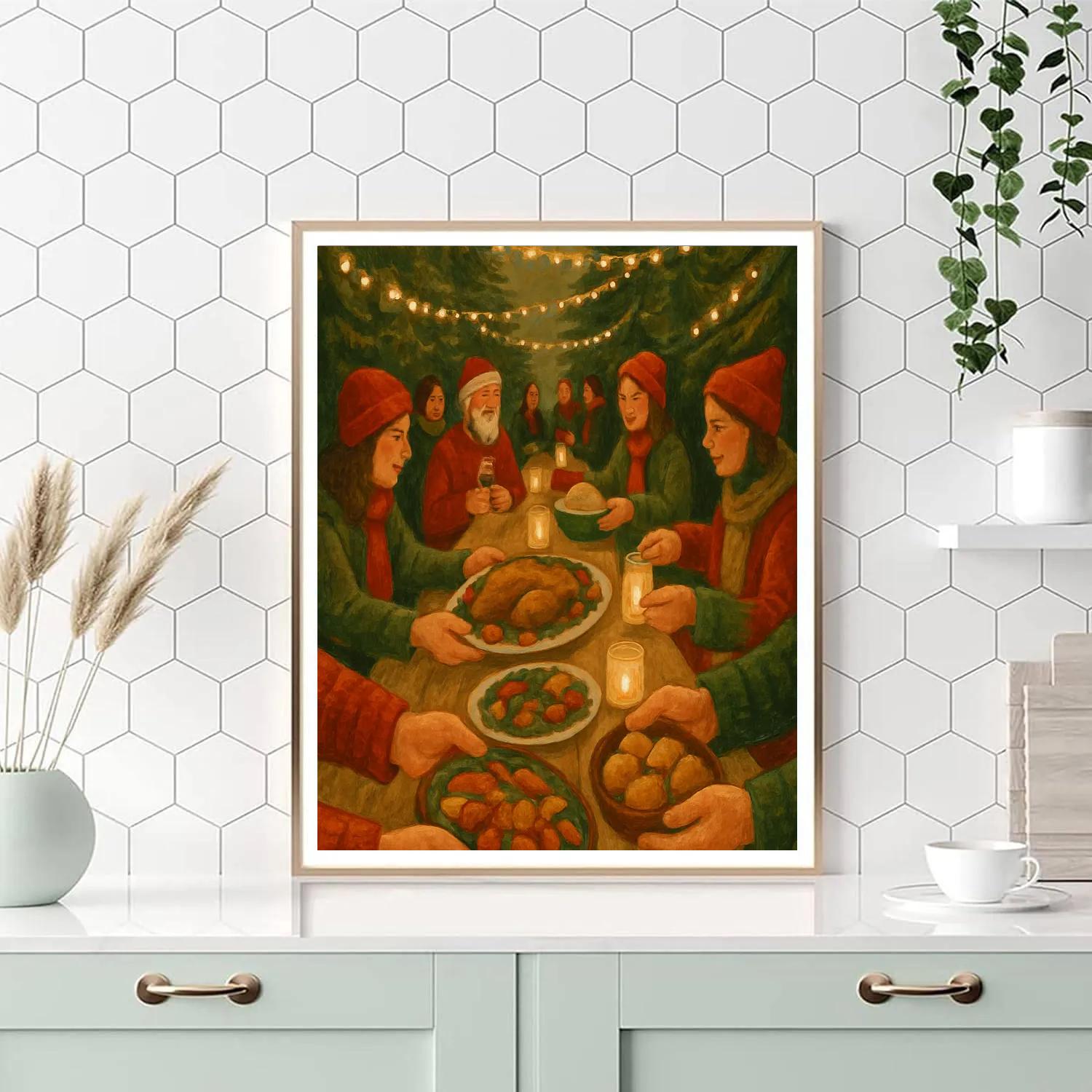 Cedar Lane Midnight Feast DIY paint by numbers