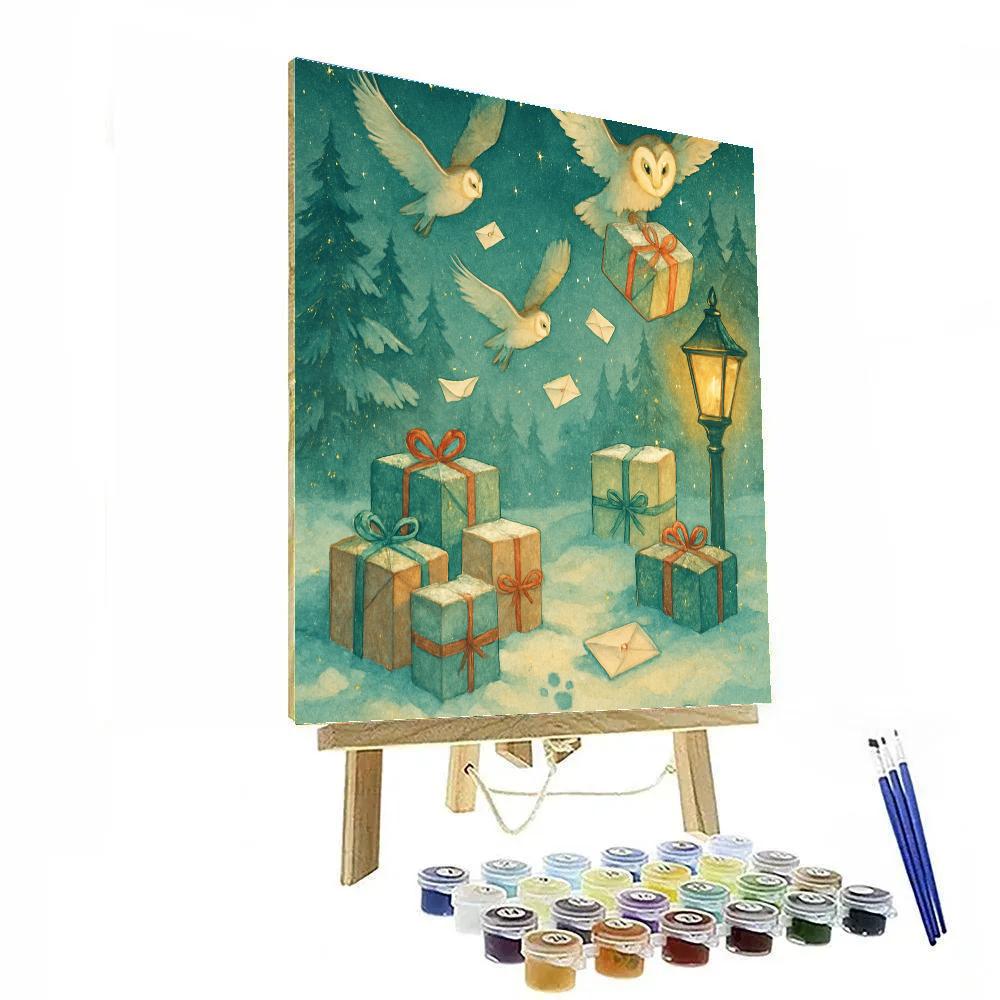 Frostfire Owlpost Clearing Paint by numbers kits