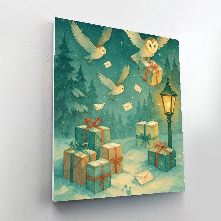 Frostfire Owlpost Clearing Paint by numbers kits